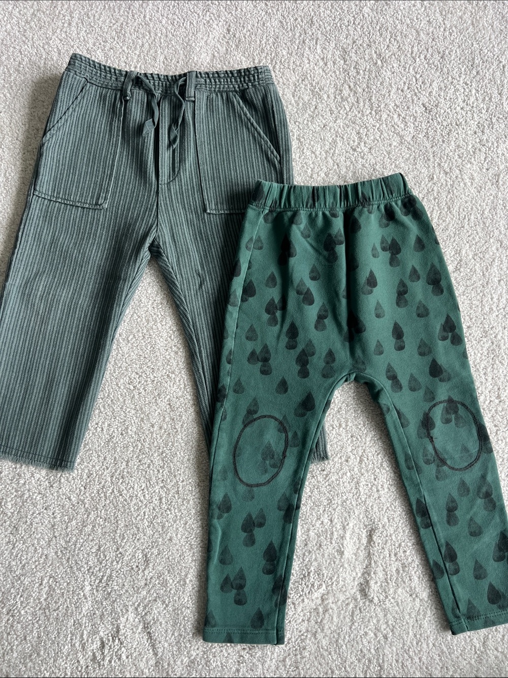 Zara Boys Kids Green Pants bundle! Size 3-4 years
